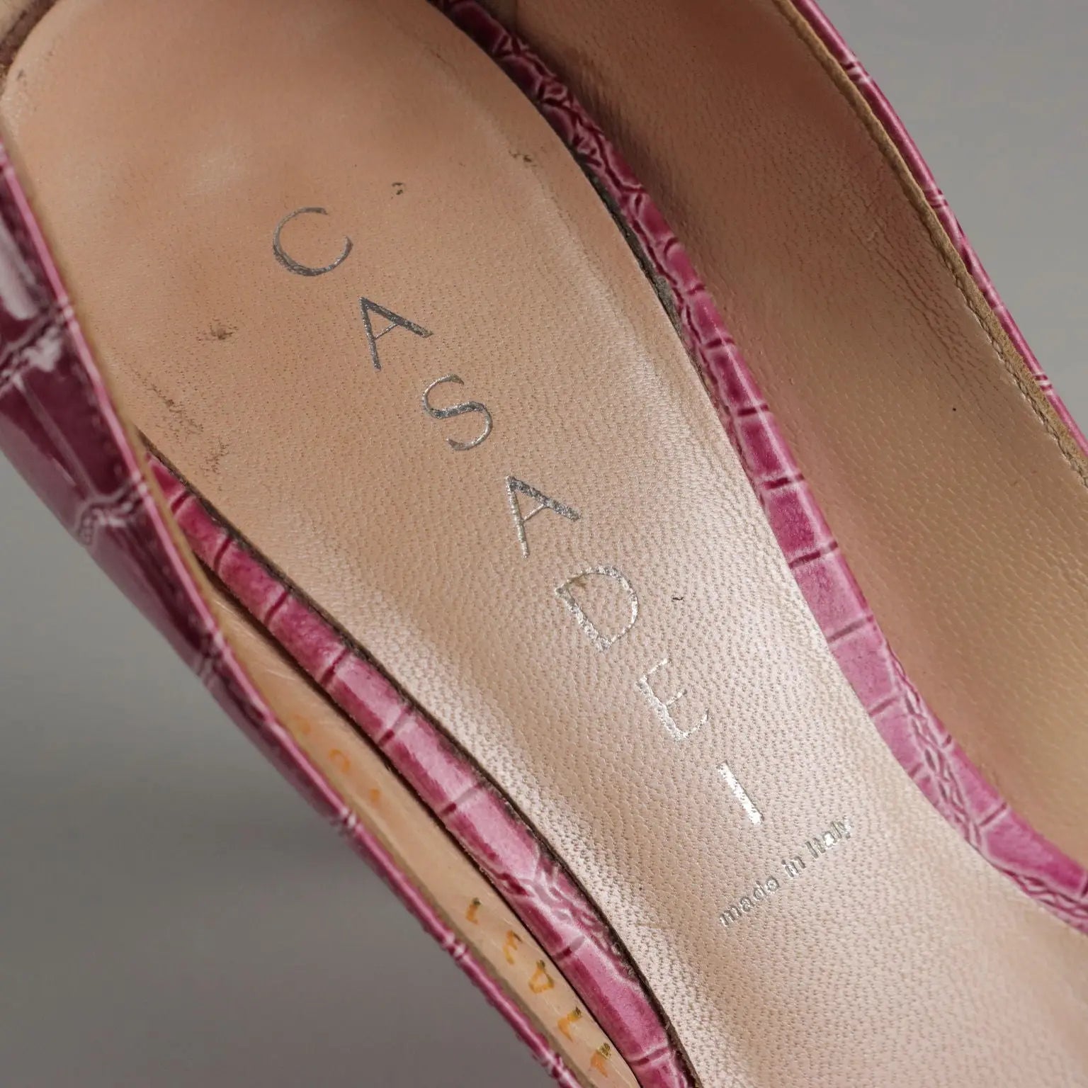 Casadei Pink Sandals Leather UK Size 3 Second Hand Italy Accessories - UK Size 3 | Clothing & House Linens | Second hand
