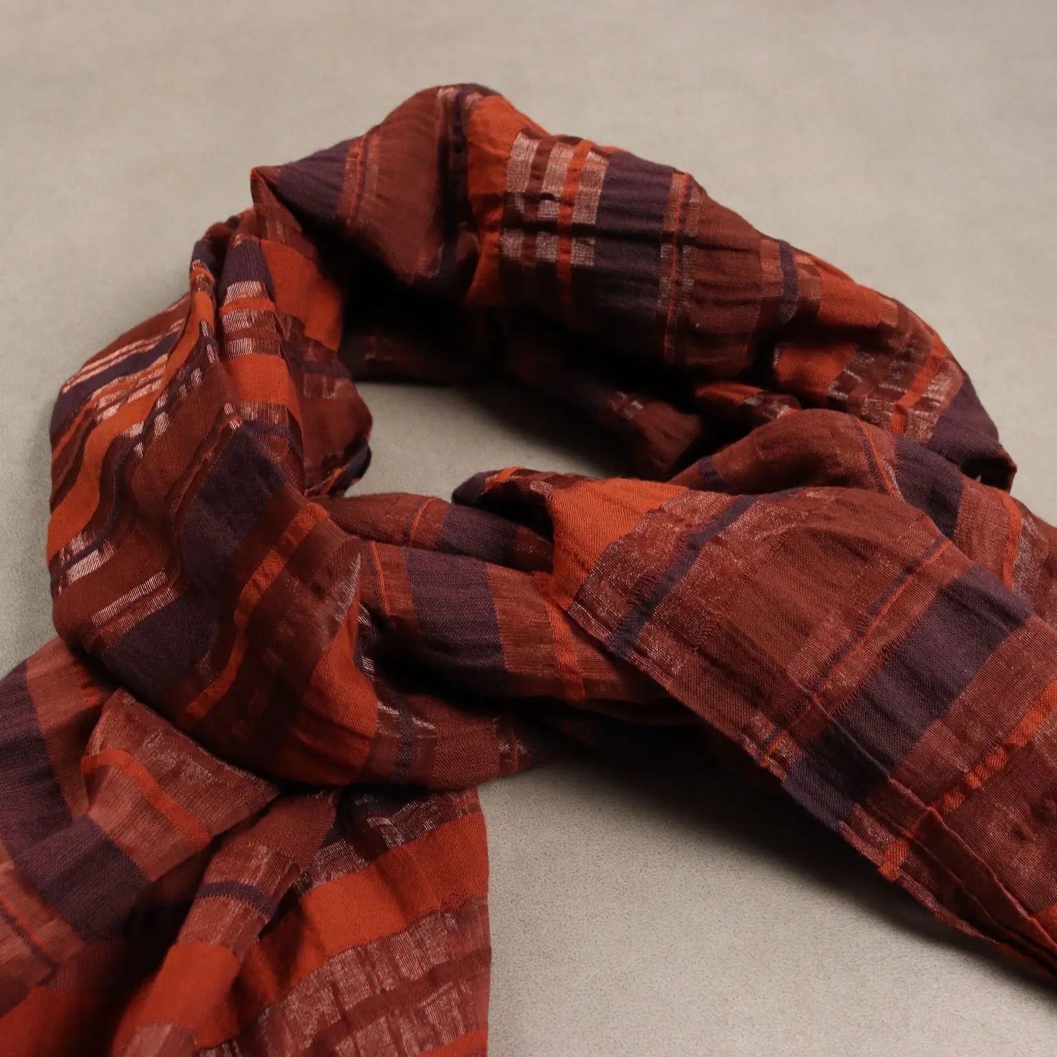 Loro Piana Striped Scarf Cotton Blend Second Hand Italy - Mixed Wool | Clothing & House Linens | Second hand