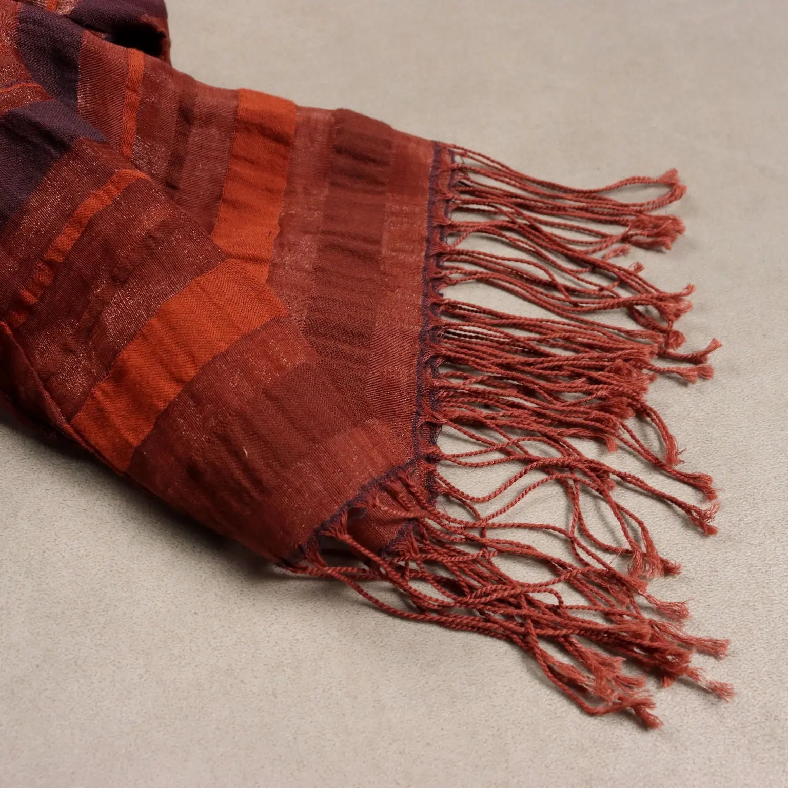 Loro Piana Striped Scarf Cotton Blend Second Hand Italy - Mixed Wool | Clothing & House Linens | Second hand