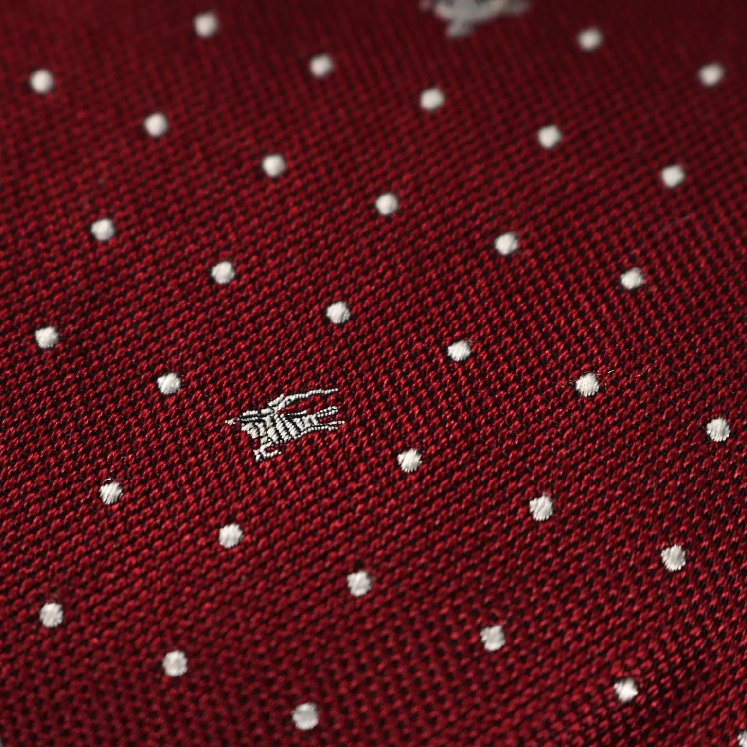 Burberry Bordeaux Tie Pure Silk Dots England Second Hand - Pure Silk | Clothing & House Linens | Vintage
