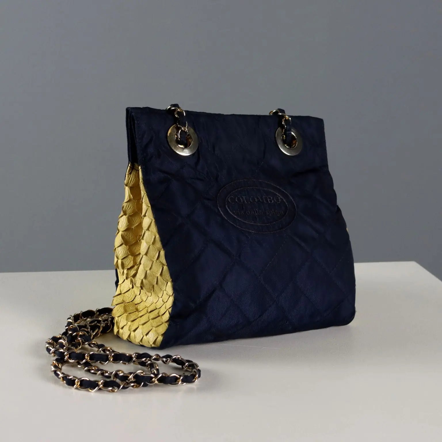 Colombo Via Della Spiga Bag Leather Fabric Italy Second Hand - Made In Italy | Clothing & House Linens | Second hand
