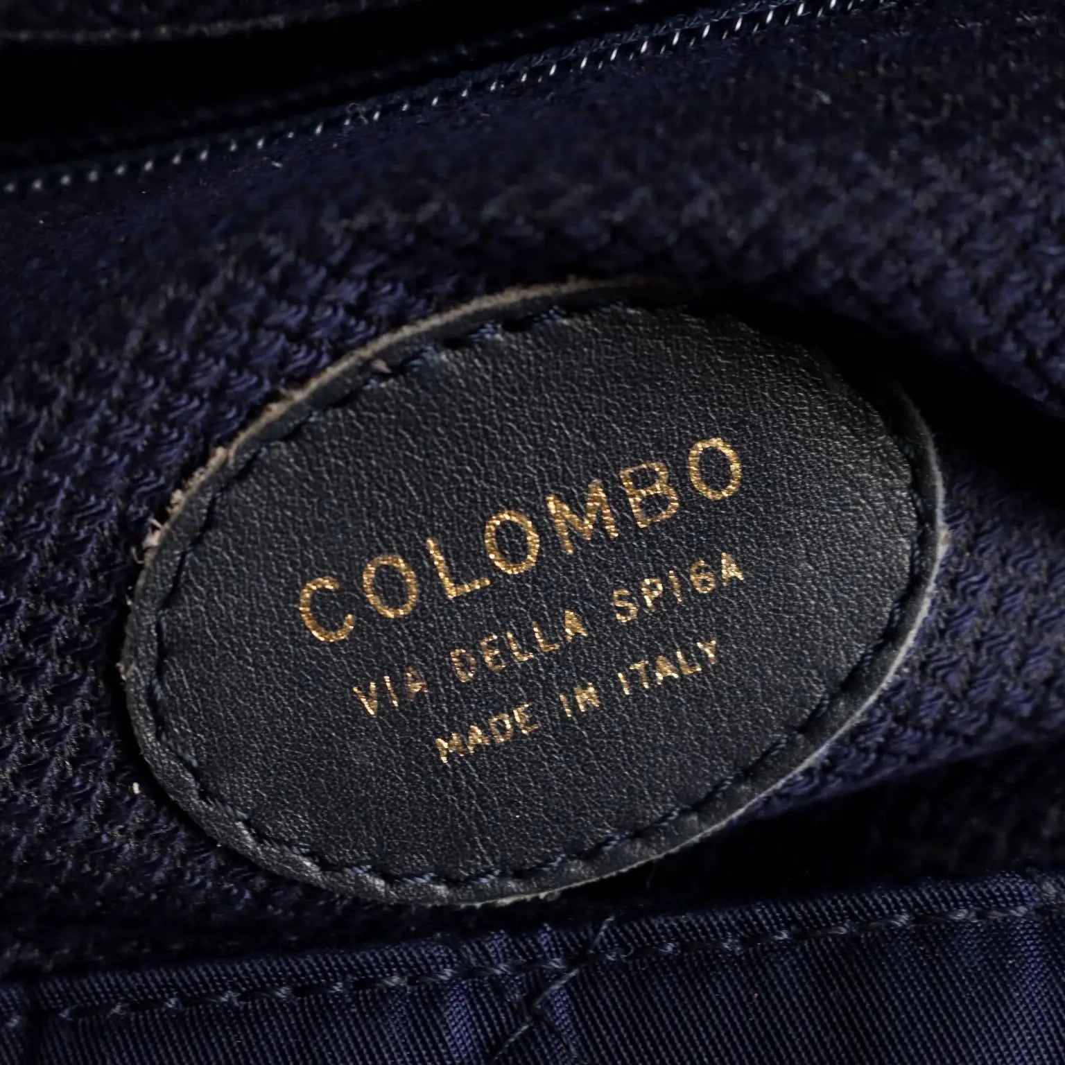 Colombo Via Della Spiga Bag Leather Fabric Italy Second Hand - Made In Italy | Clothing & House Linens | Second hand