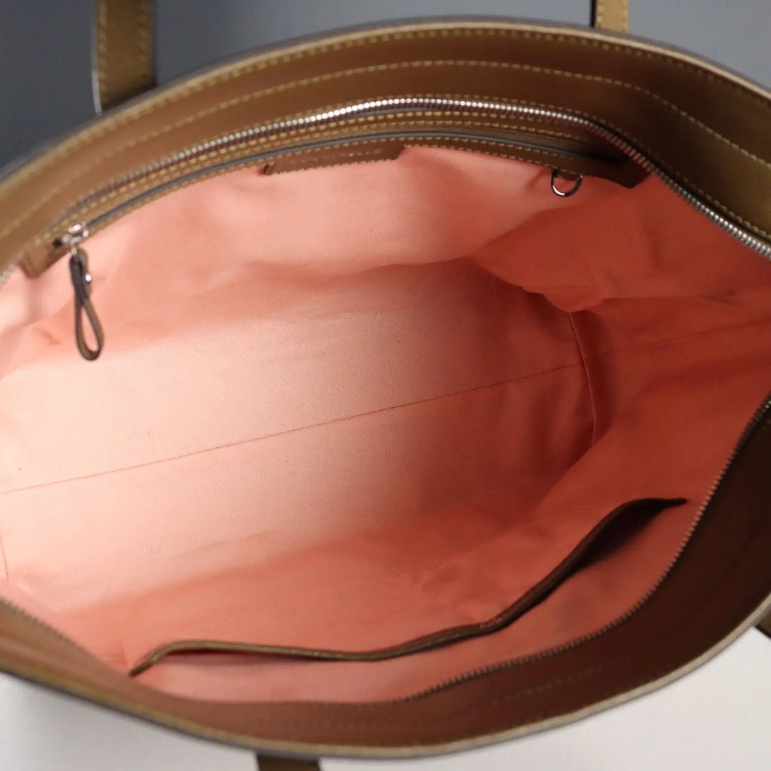 Coccinelle Tote Bag Genuine Leather 3 Pockets Italy