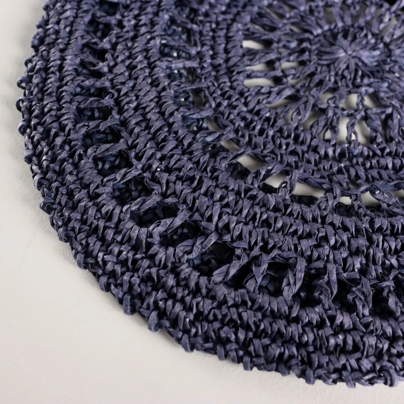 Giorgio Armani Crochet Beret Blue UK Size 7 Second Hand - UK Size 7 | Clothing & House Linens | Second hand