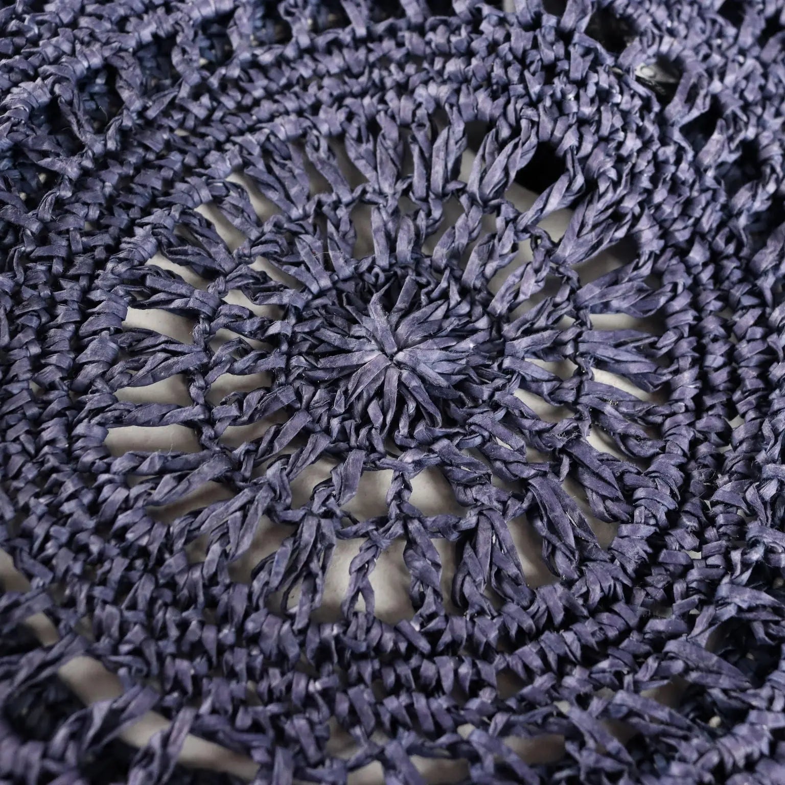 Giorgio Armani Crochet Beret Blue UK Size 7 Second Hand - UK Size 7 | Clothing & House Linens | Second hand