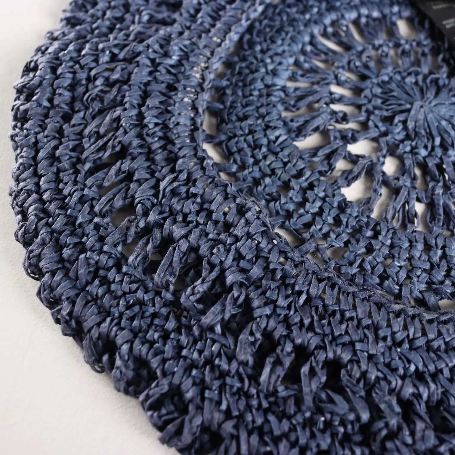 Giorgio Armani Crochet Beret Blue UK Size 7 Second Hand - UK Size 7 | Clothing & House Linens | Second hand