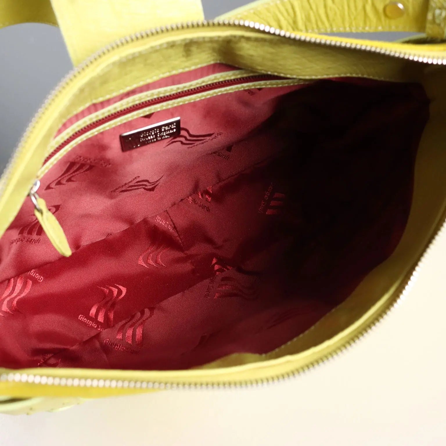 Shoulder Bag Ostrich Leather Canvas Second Hand Italy - Made In Italy | Clothing & House Linens | Second hand