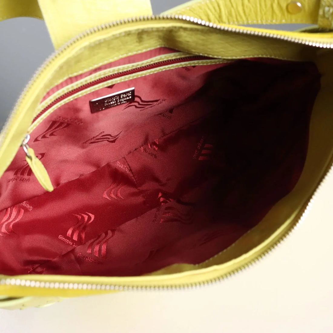 Shoulder Bag Ostrich Leather Canvas Second Hand Italy - Made In Italy | Clothing & House Linens | Second hand