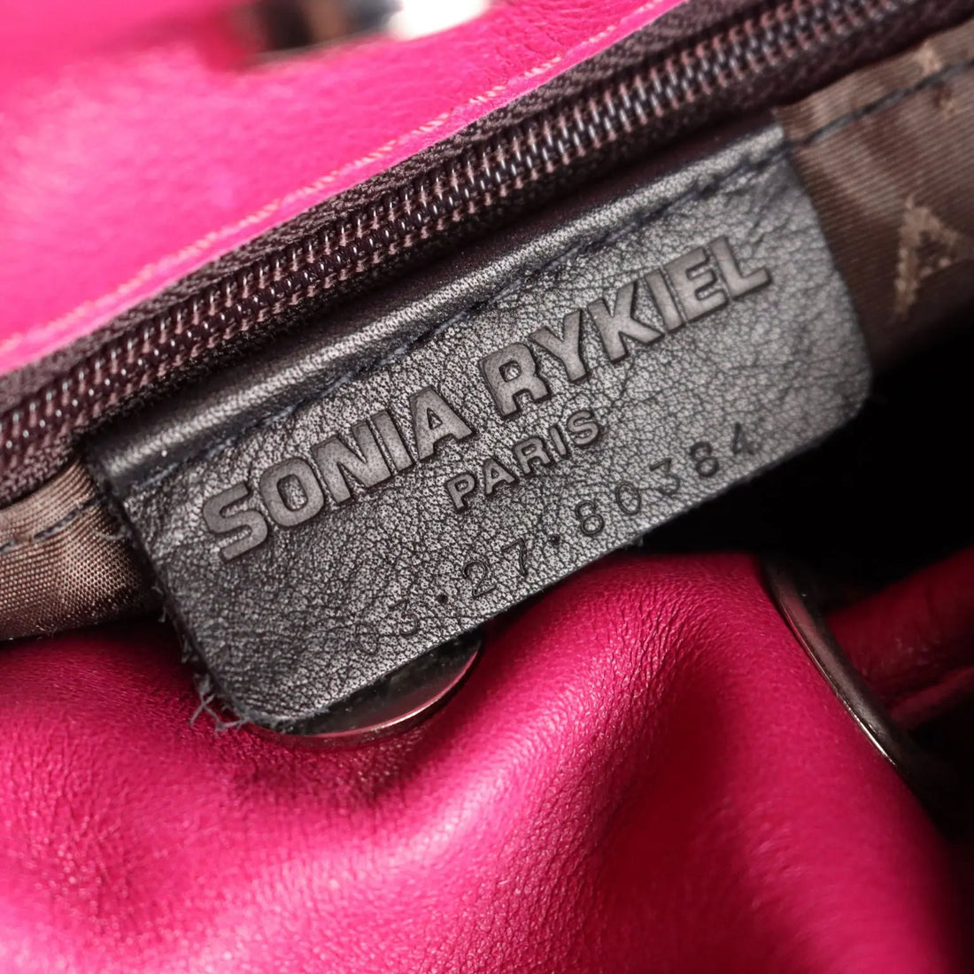Sonia Rykiel Domino Bag Genuine Leather Second Hand France