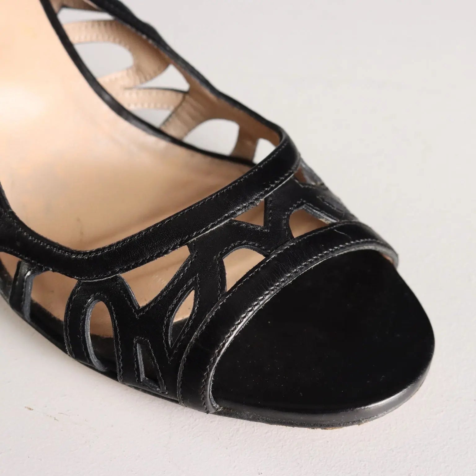 Fratelli Rossetti Perforated Pumps Leather UK Size 6 Second Hand
