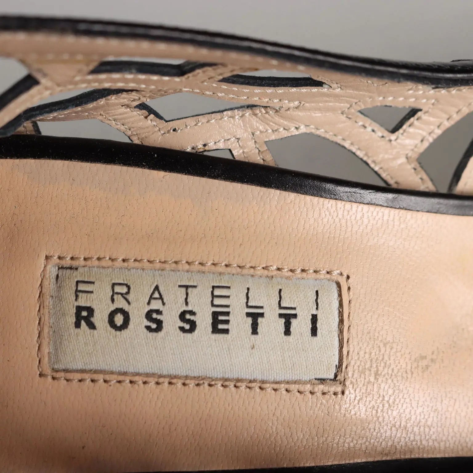 Fratelli Rossetti Perforated Pumps Leather UK Size 6 Second Hand