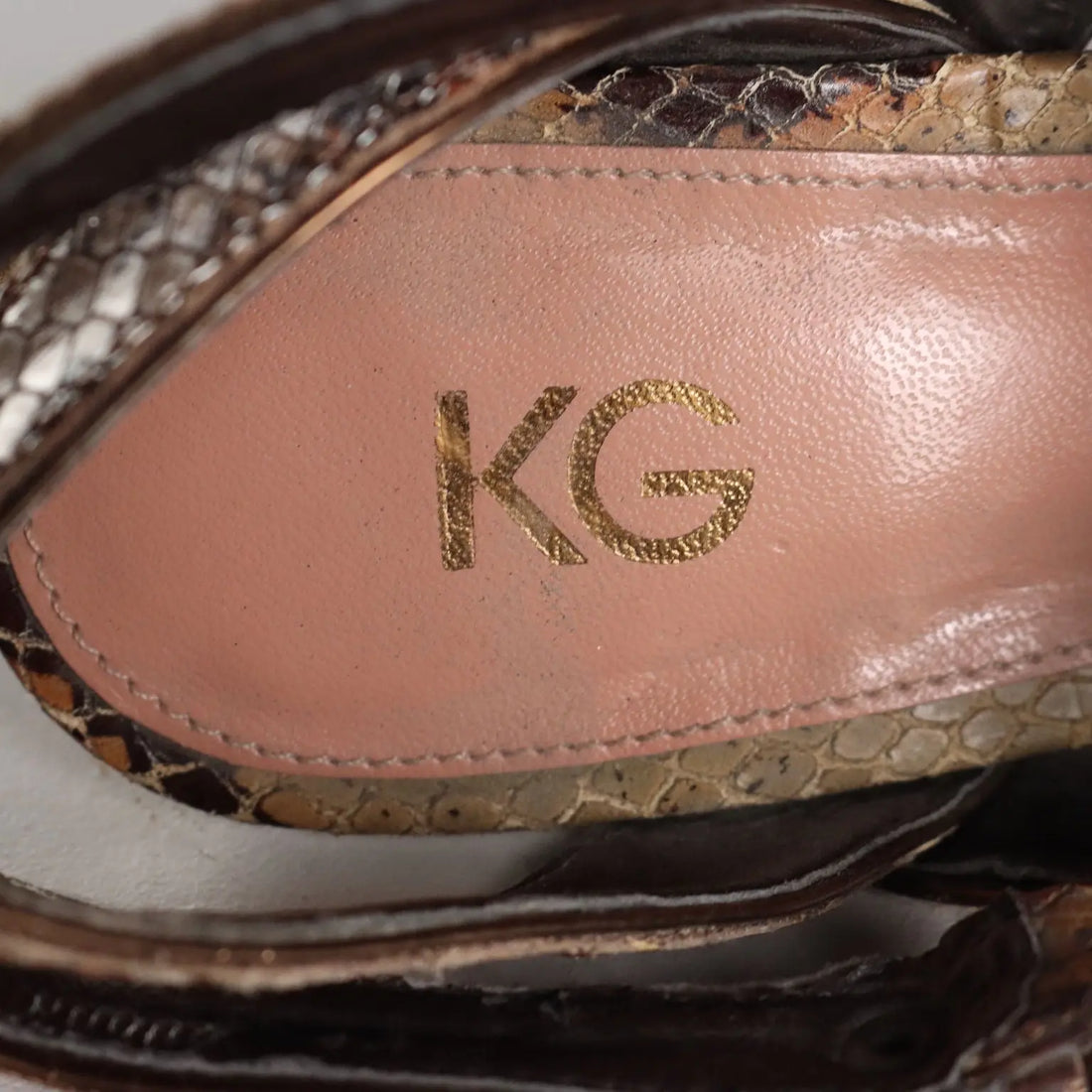 Kurt Geiger Platform Sandals Leather UK Size 4 Second Hand