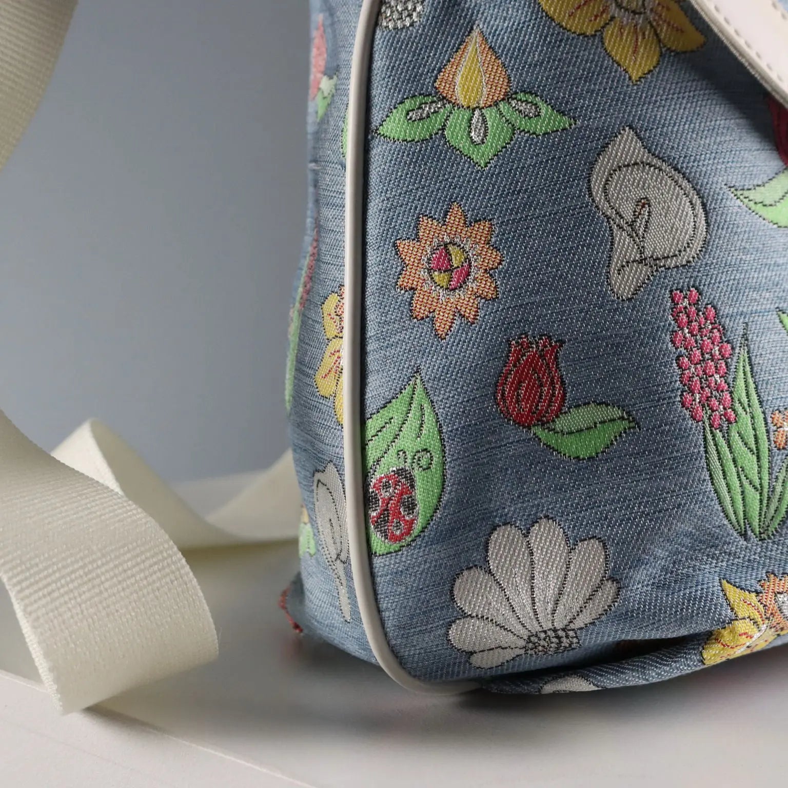 Braccialini Flower Bag Canvas Drawings Second Hand