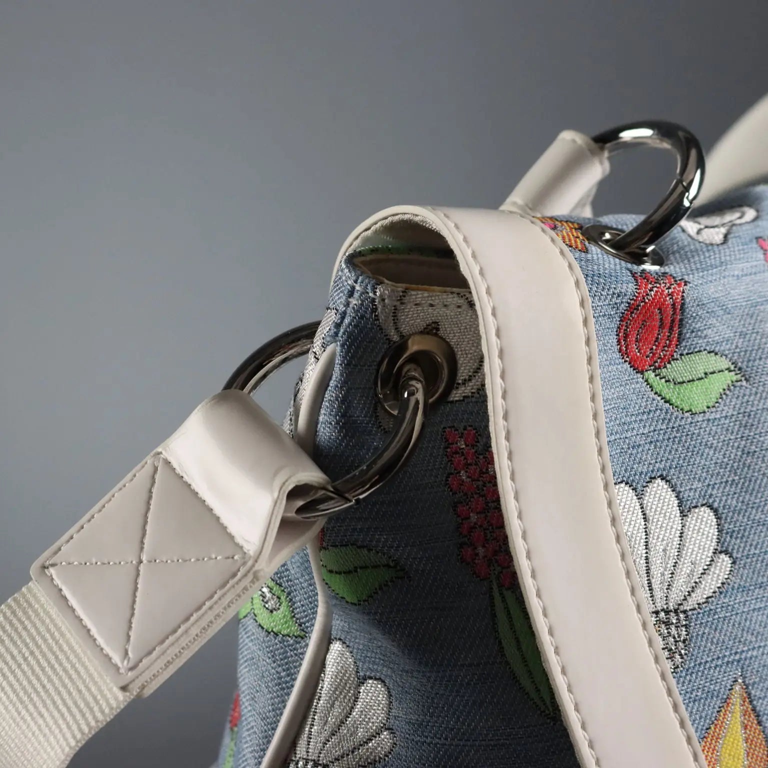 Braccialini Flower Bag Canvas Drawings Second Hand