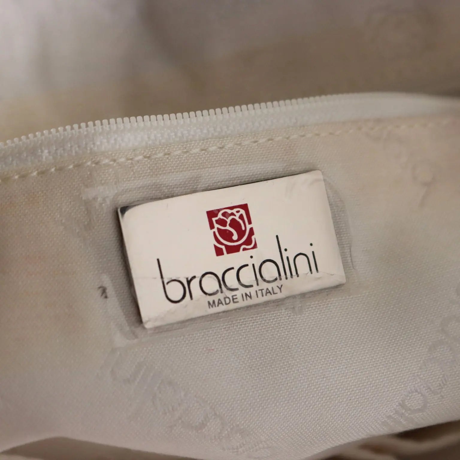 Braccialini Flower Bag Canvas Drawings Second Hand