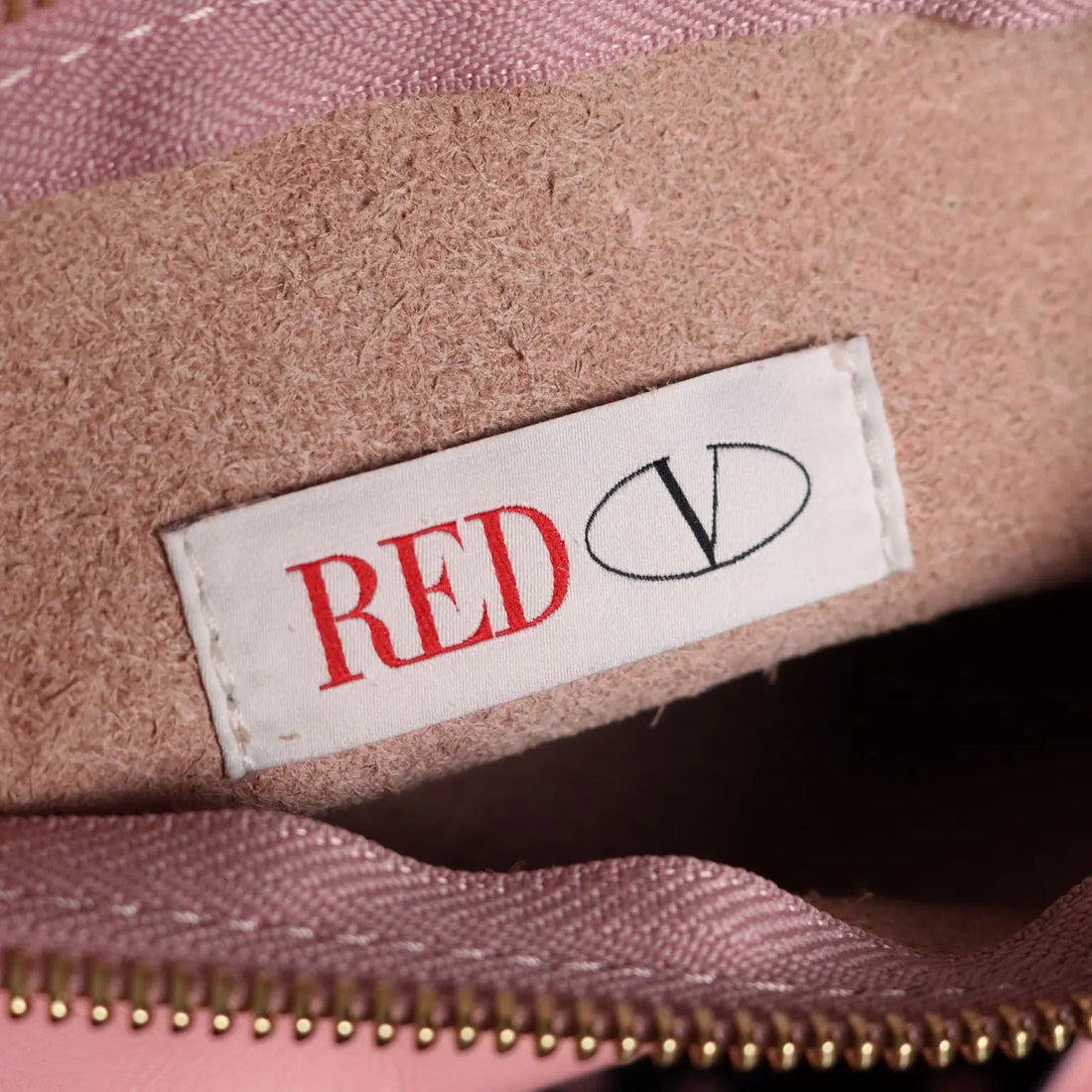 Red Valentino Polka Dot Bag Leather Canvas Second Hand Italy