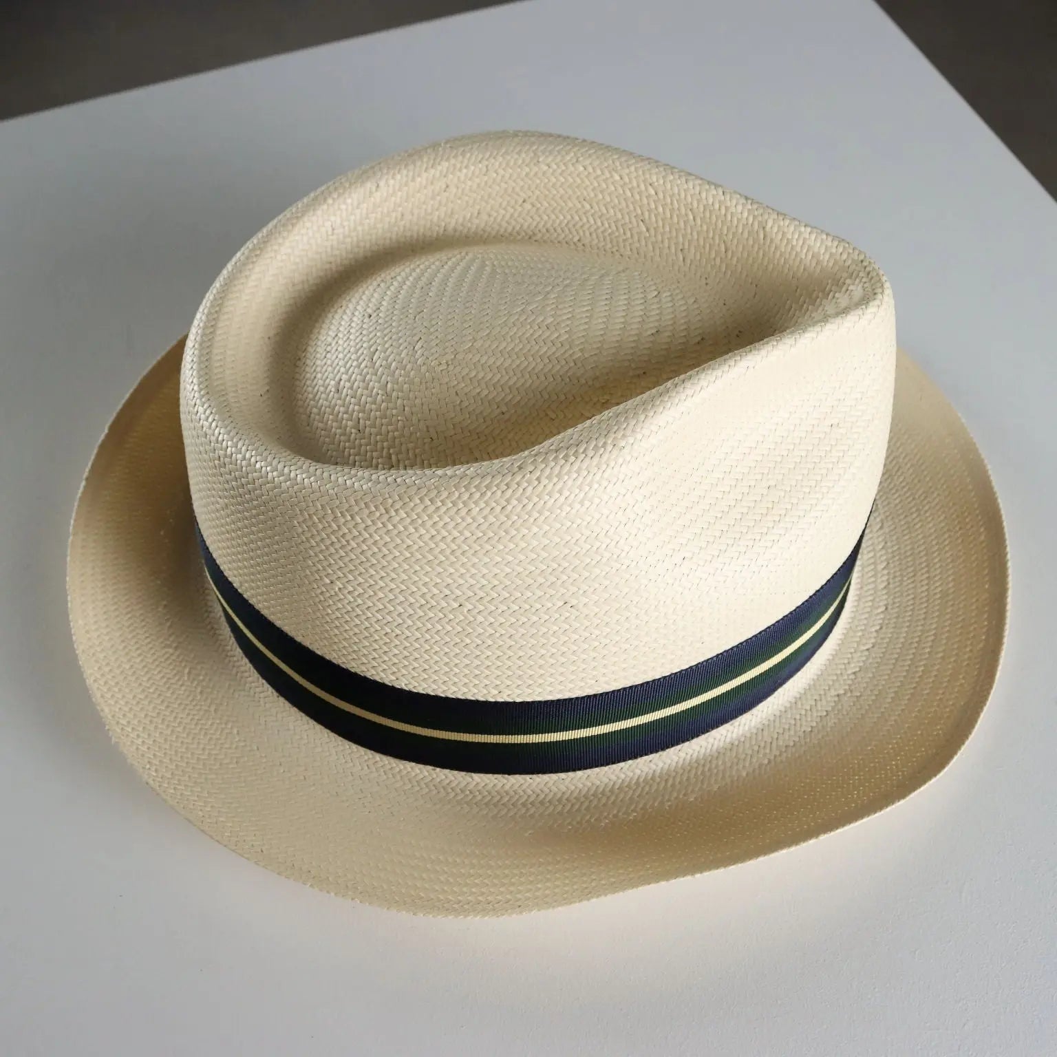 Brooks Brothers by Stetson Panama Hat UK Size 7 1/4 Second Hand