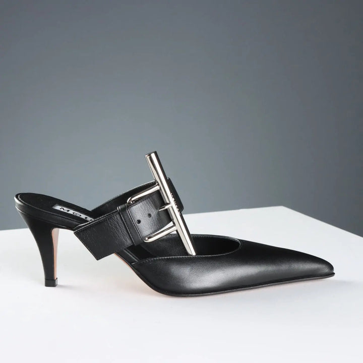Alexander McQueen Mule Shoes Leather UK Size 3 Second Hand USA