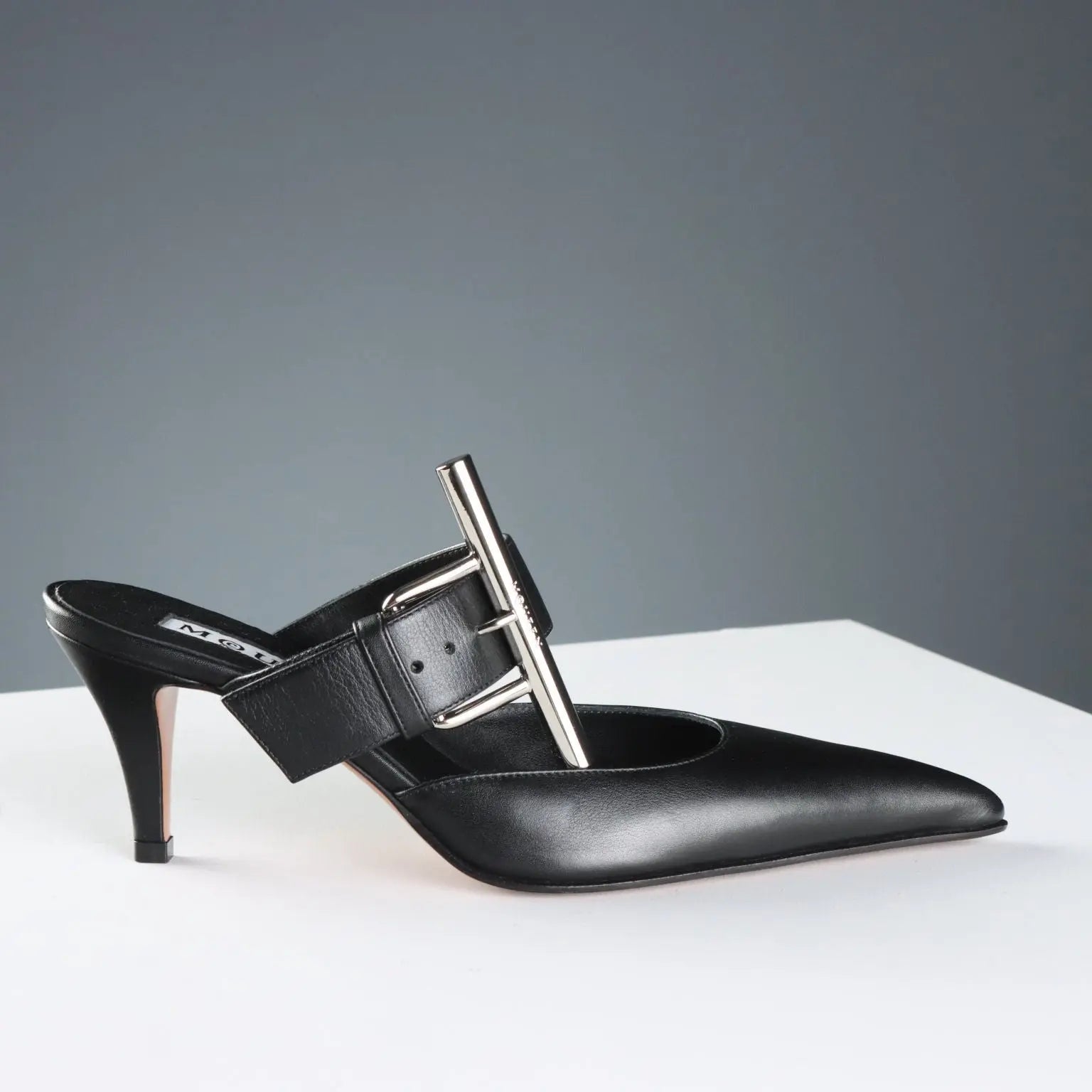 Alexander McQueen Mule Shoes Leather UK Size 3 Second Hand USA