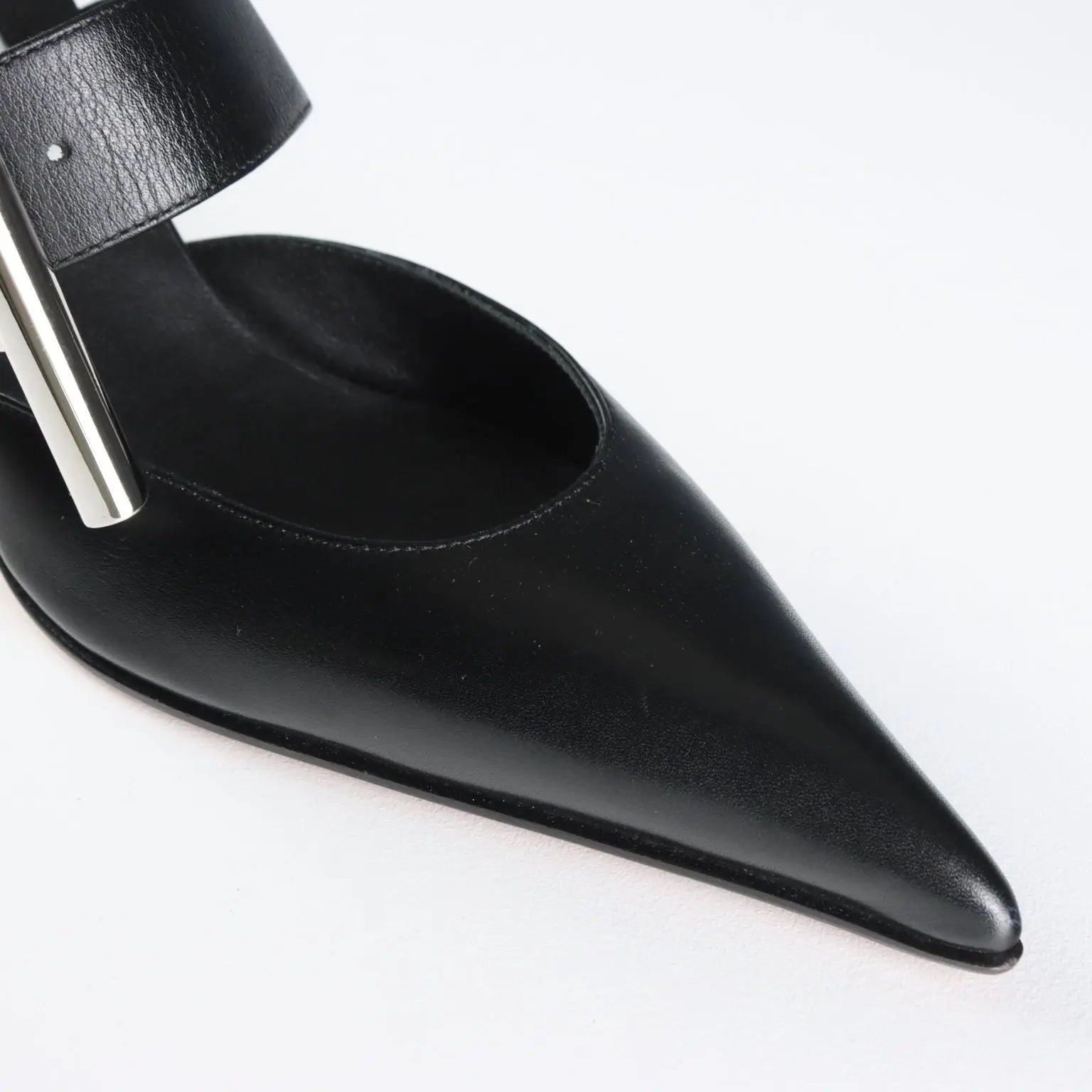 Alexander McQueen Mule Shoes Leather UK Size 3 Second Hand USA
