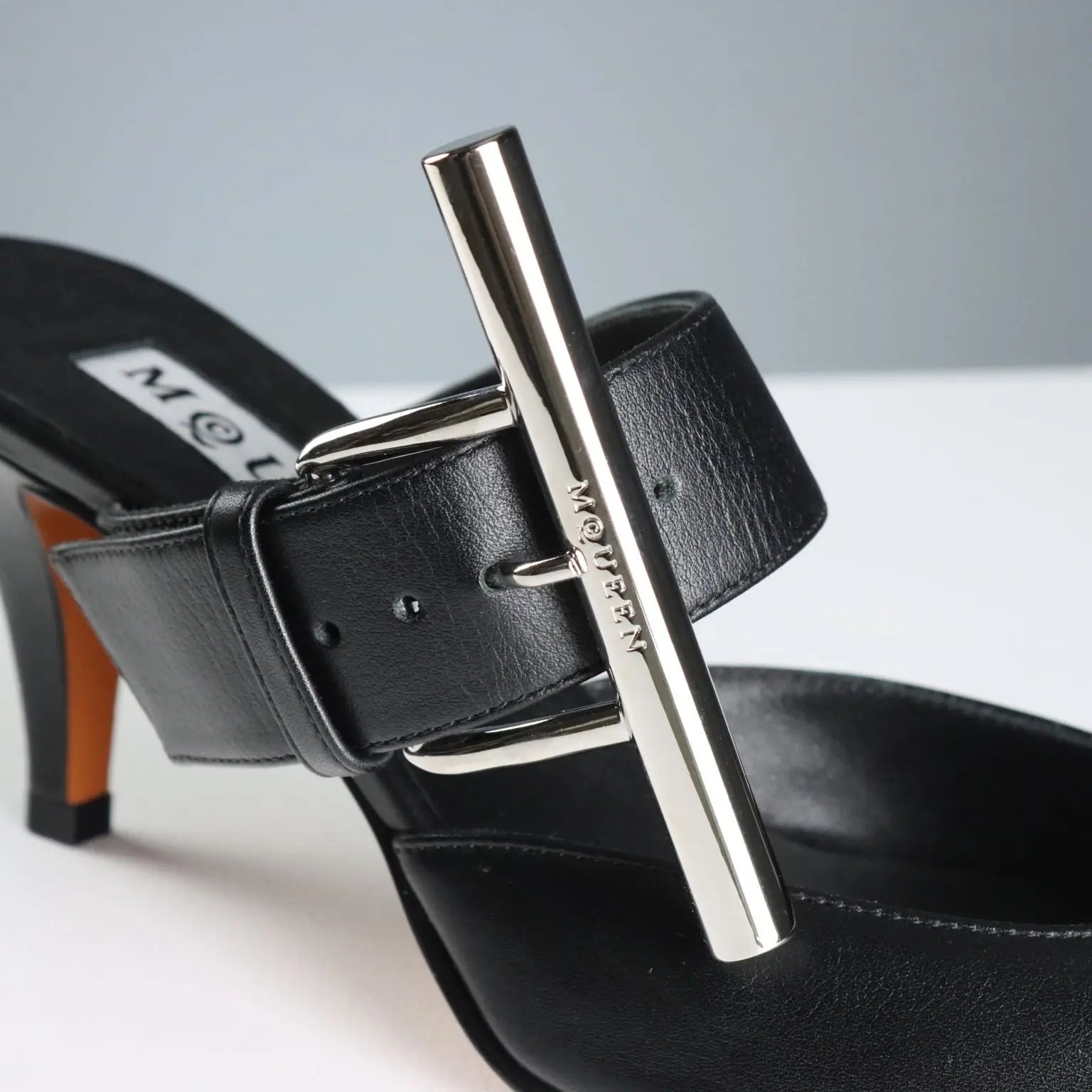 Alexander McQueen Mule Shoes Leather UK Size 3 Second Hand USA
