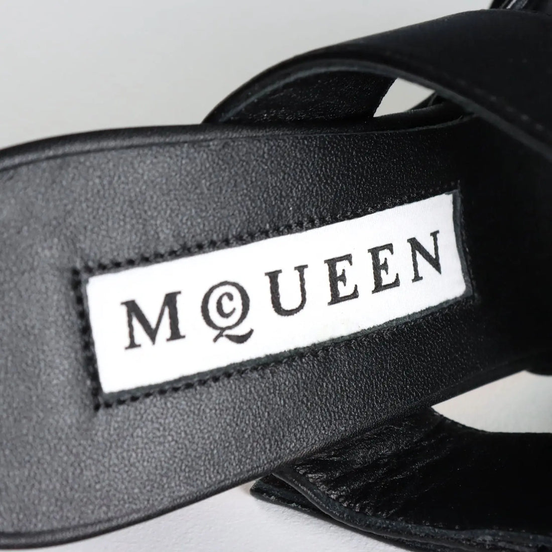 Alexander McQueen Mule Shoes Leather UK Size 3 Second Hand USA