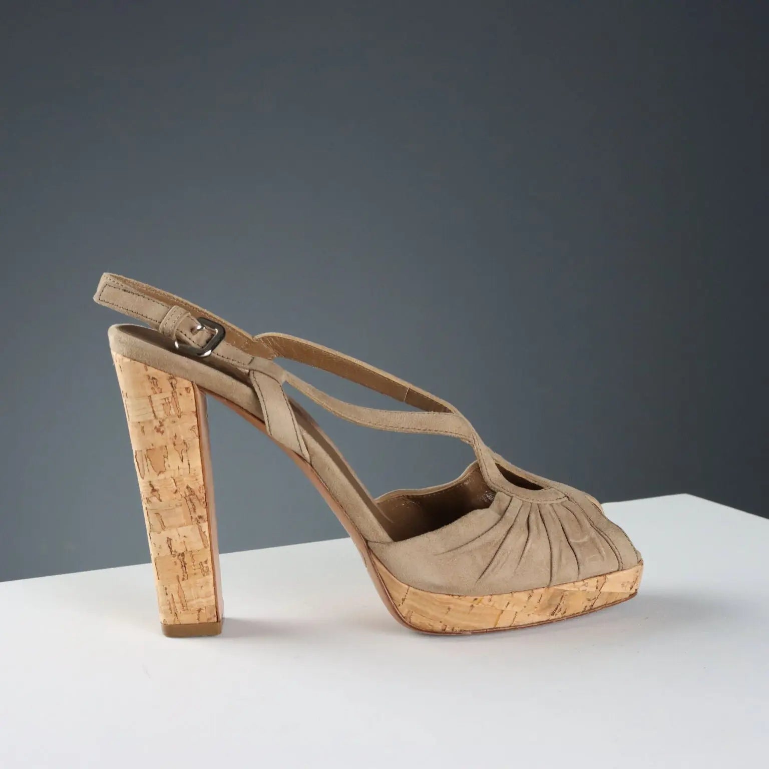 Prada Suede Sandals UK Size 5,5 Second Hand Italy