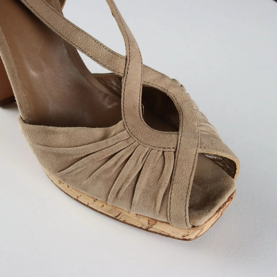 Prada Suede Sandals UK Size 5,5 Second Hand Italy
