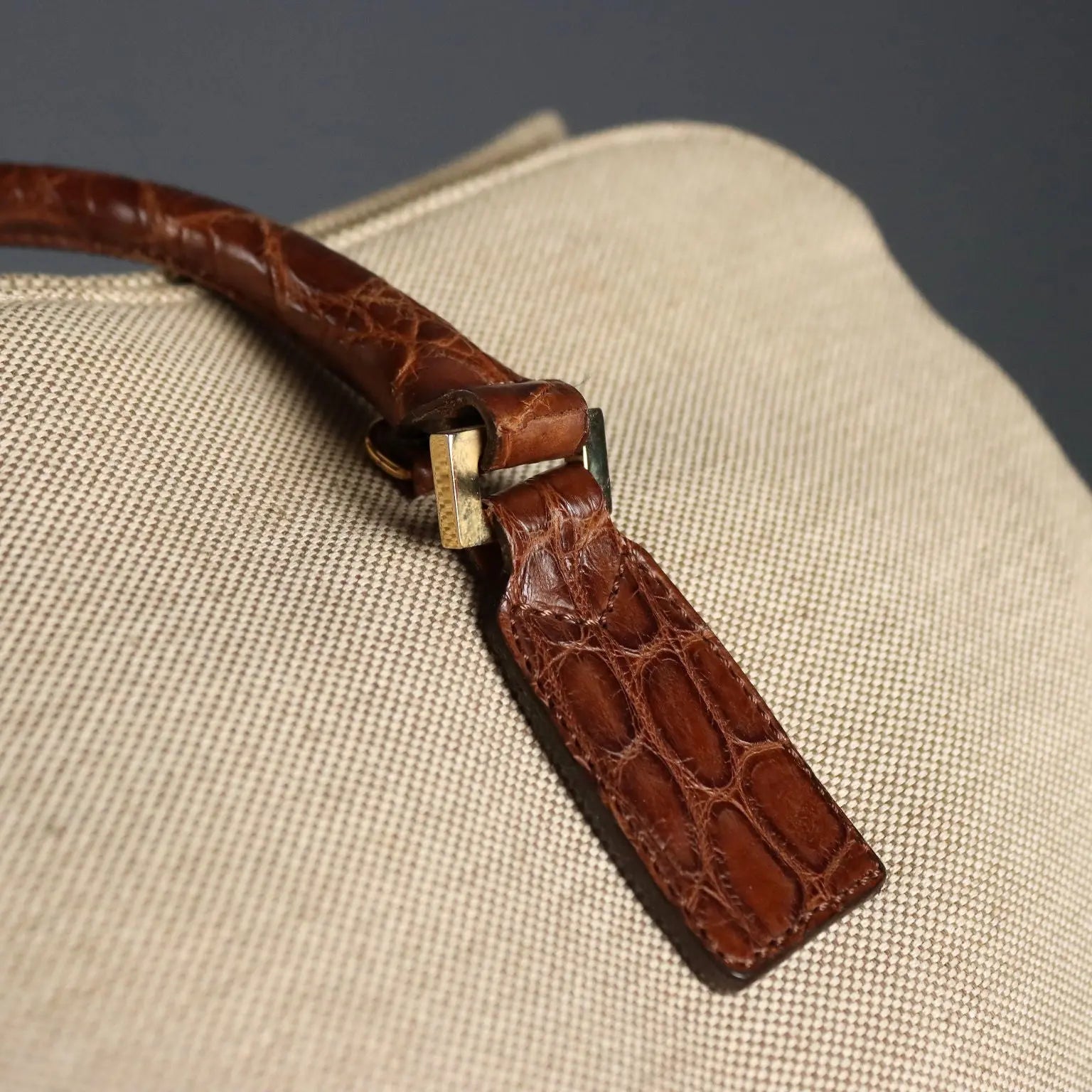 Colombo Via della Spiga Bag Canvas Second Hand Italy