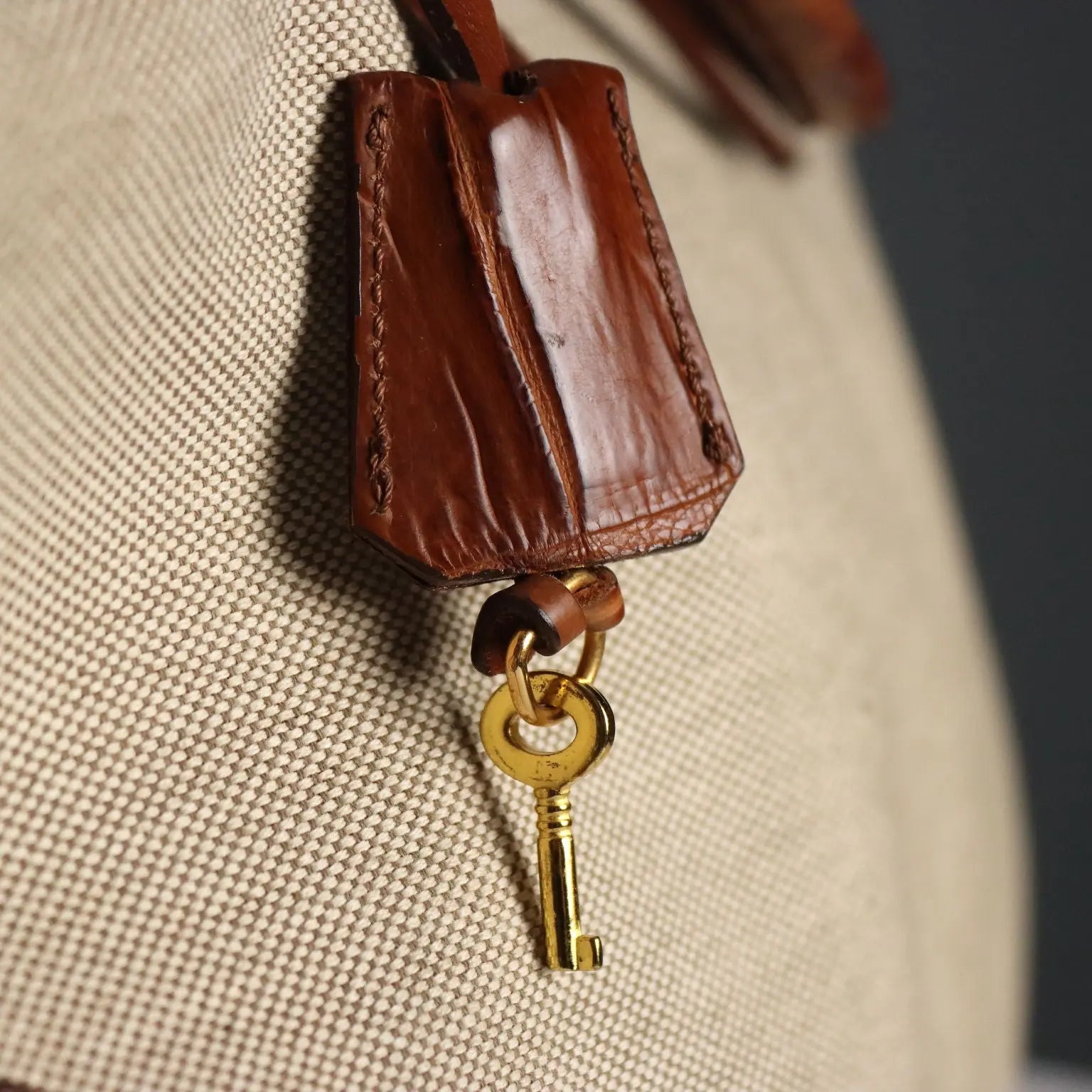Colombo Via della Spiga Bag Canvas Second Hand Italy
