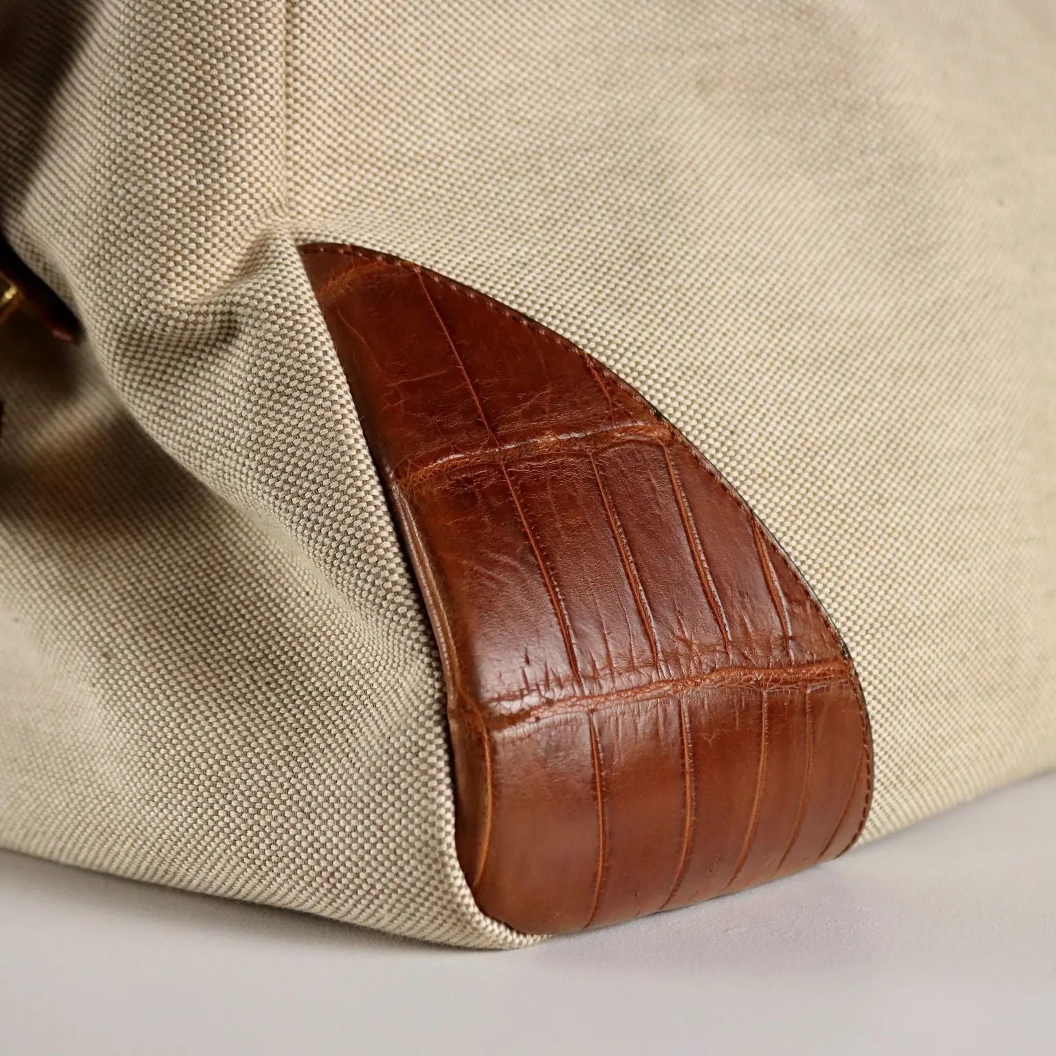 Colombo Via della Spiga Bag Canvas Second Hand Italy