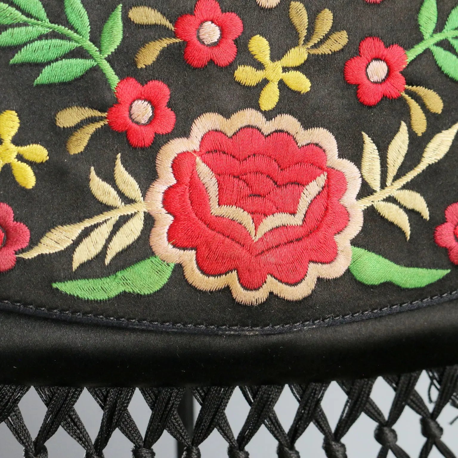 Moschino Shoulder Bag PE 2001 Black Satin Italy 2001