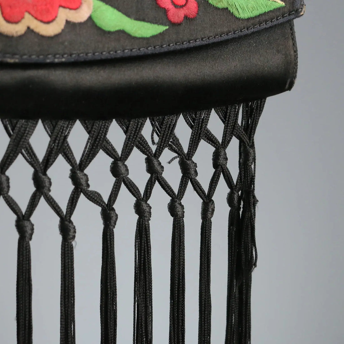 Moschino Shoulder Bag PE 2001 Black Satin Italy 2001