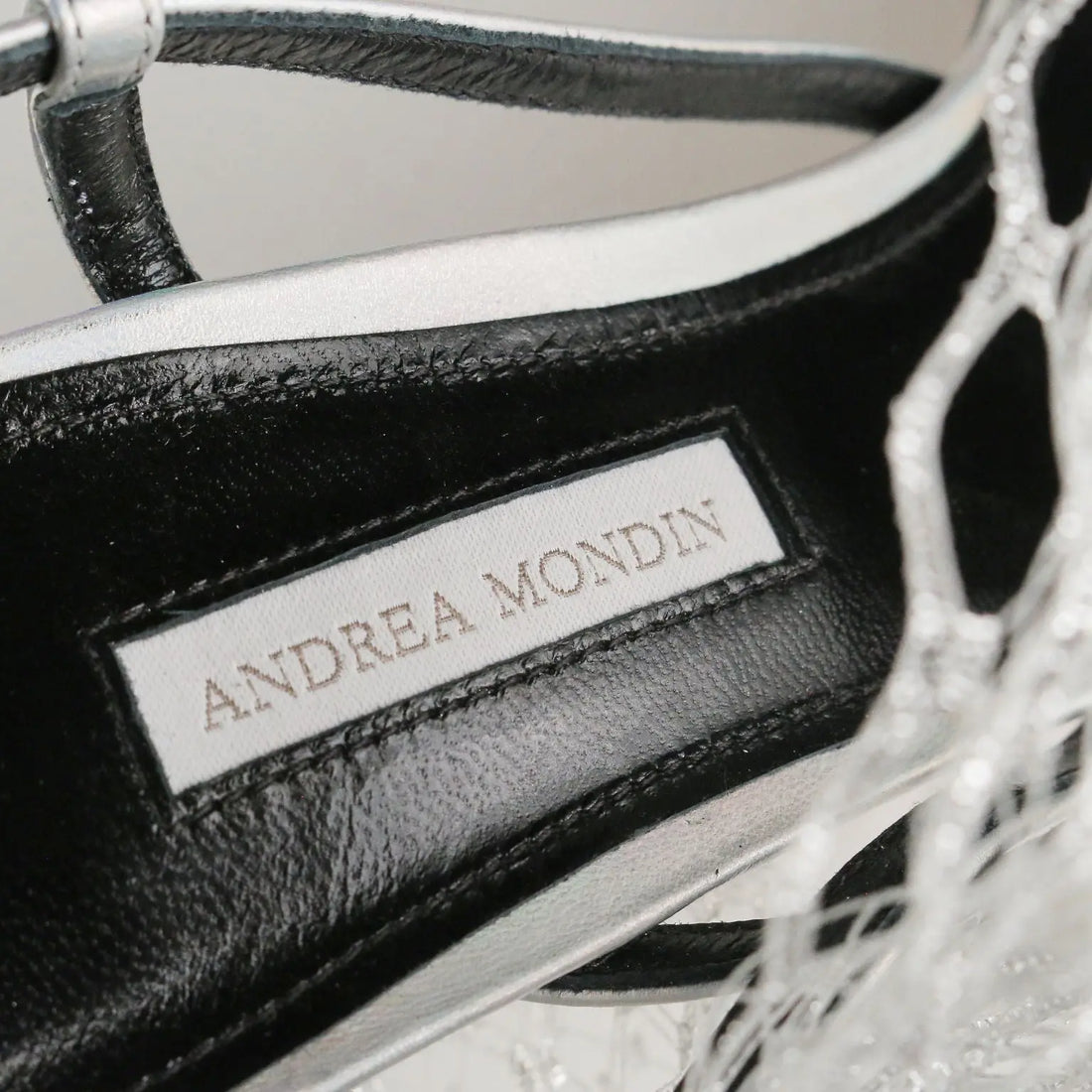 Andrea Mondin Sandals Tulle Feathers UK Size 7 Second Hand