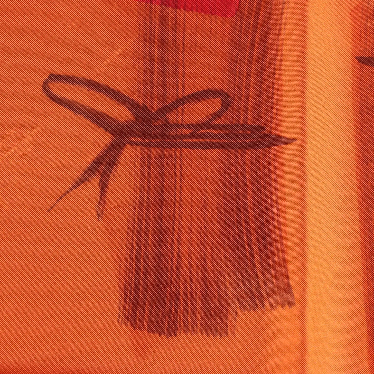 Andrea Zanellato Scarf Silk Flower Pattern Second Hand Italy