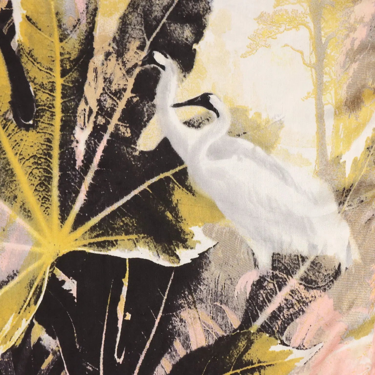 Roberto Cavalli Exotic Print Silk Scarf Coloured Pre-Loved