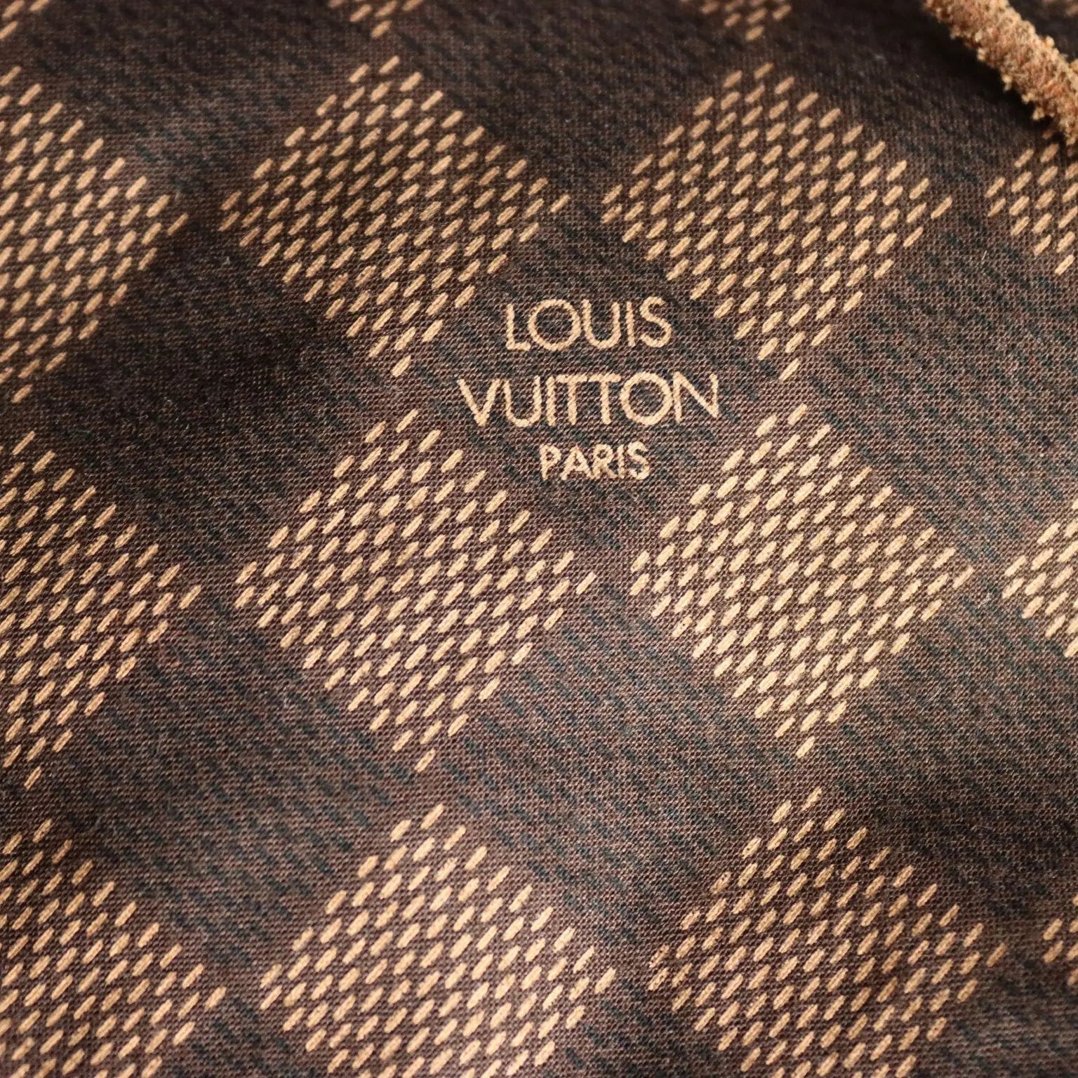 Louis Vuitton Vintage Hat Damier Canvas with Dust Bag