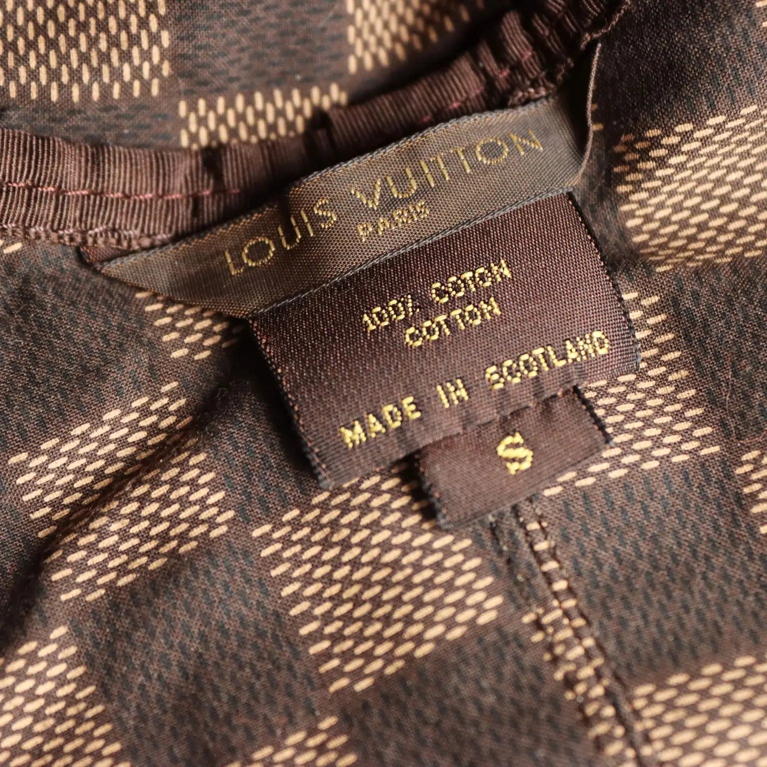 Louis Vuitton Vintage Hat Damier Canvas with Dust Bag