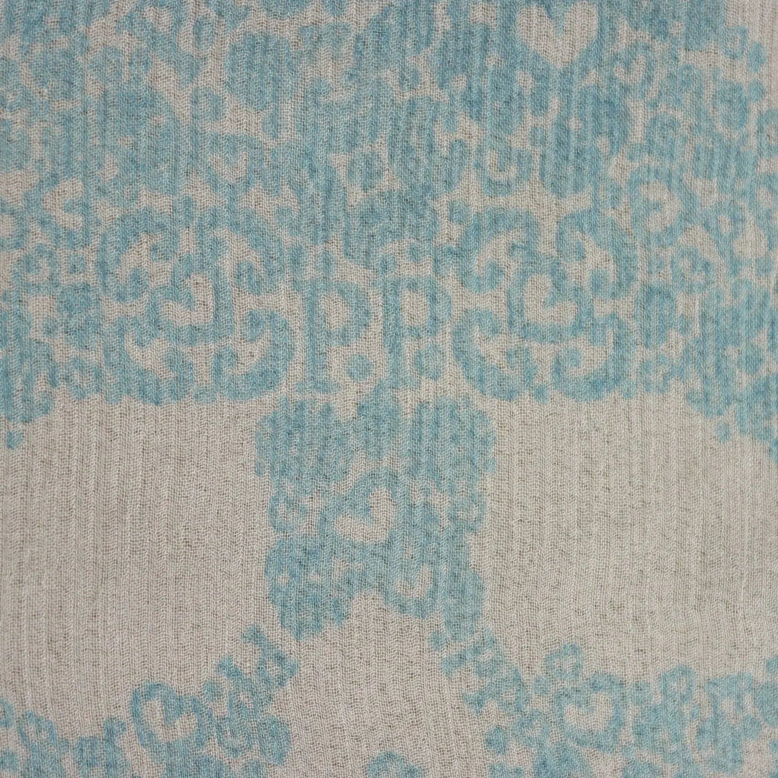 Philipp Plein Silk Scarf with Blue Skulls Second Hand Switzerland