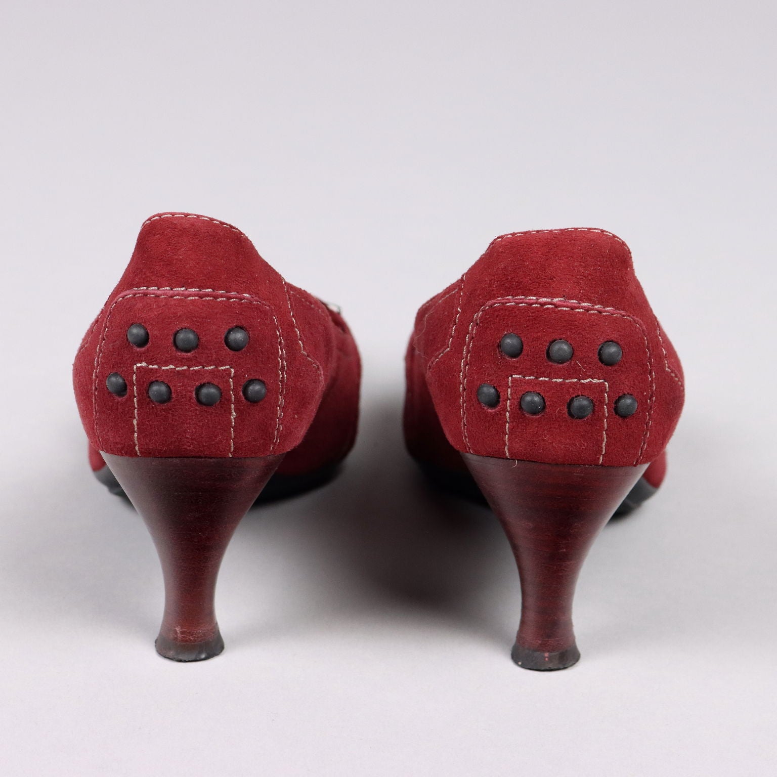 Tod's Mocassino Shoes Second Hand Suède Bordeaux Heel N. 4 - N. 4 | Clothing & House Linens  Second hand