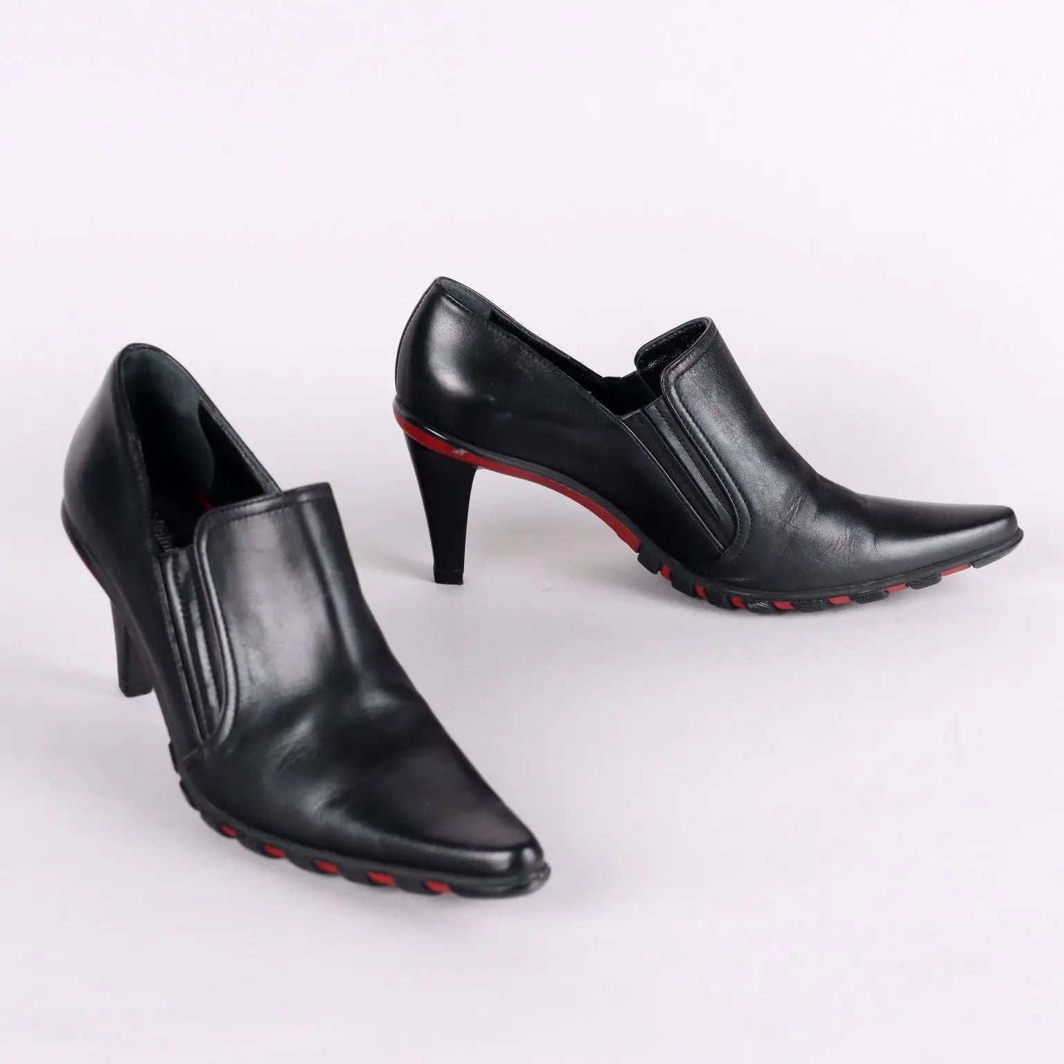 Baldinini Ankle Boots Second Hand Black Leather UK Size 4 Italy - UK Size 4 | Clothing & House Linens | Second hand