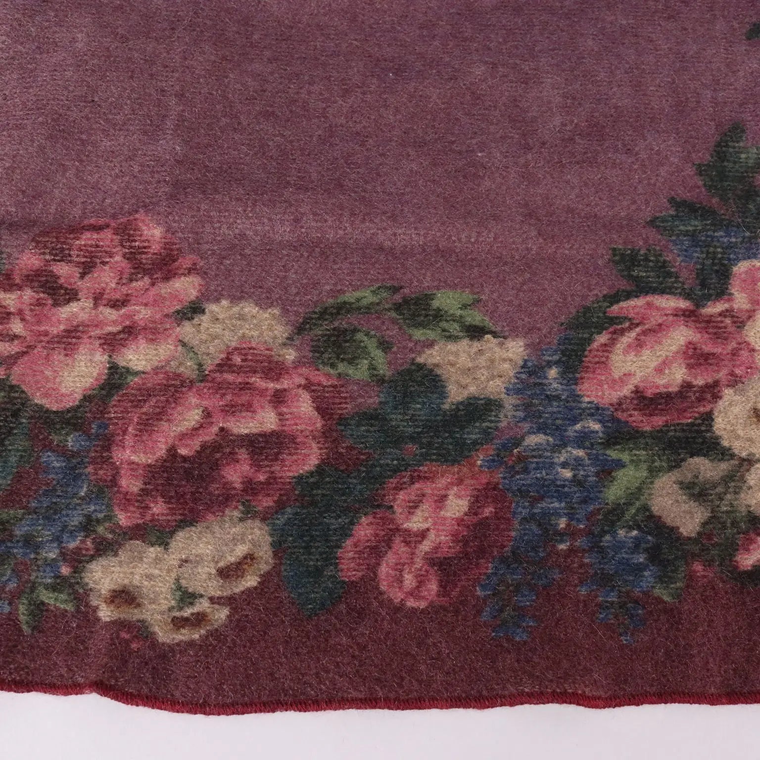 Saldarini Scarf Wool Second Hand Flower Pattern Italy | Clothing & House Linens | Second hand