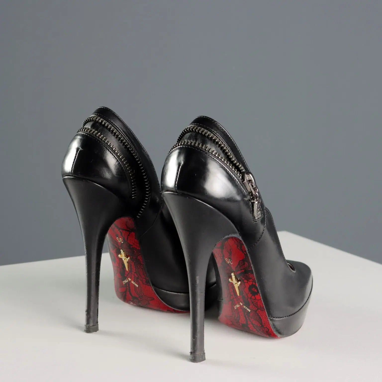 Cesare Paciotti Heels Shoes Leather UK Size 3 Italy Second Hand - UK Size 3 | Clothing & House Linens | Second hand