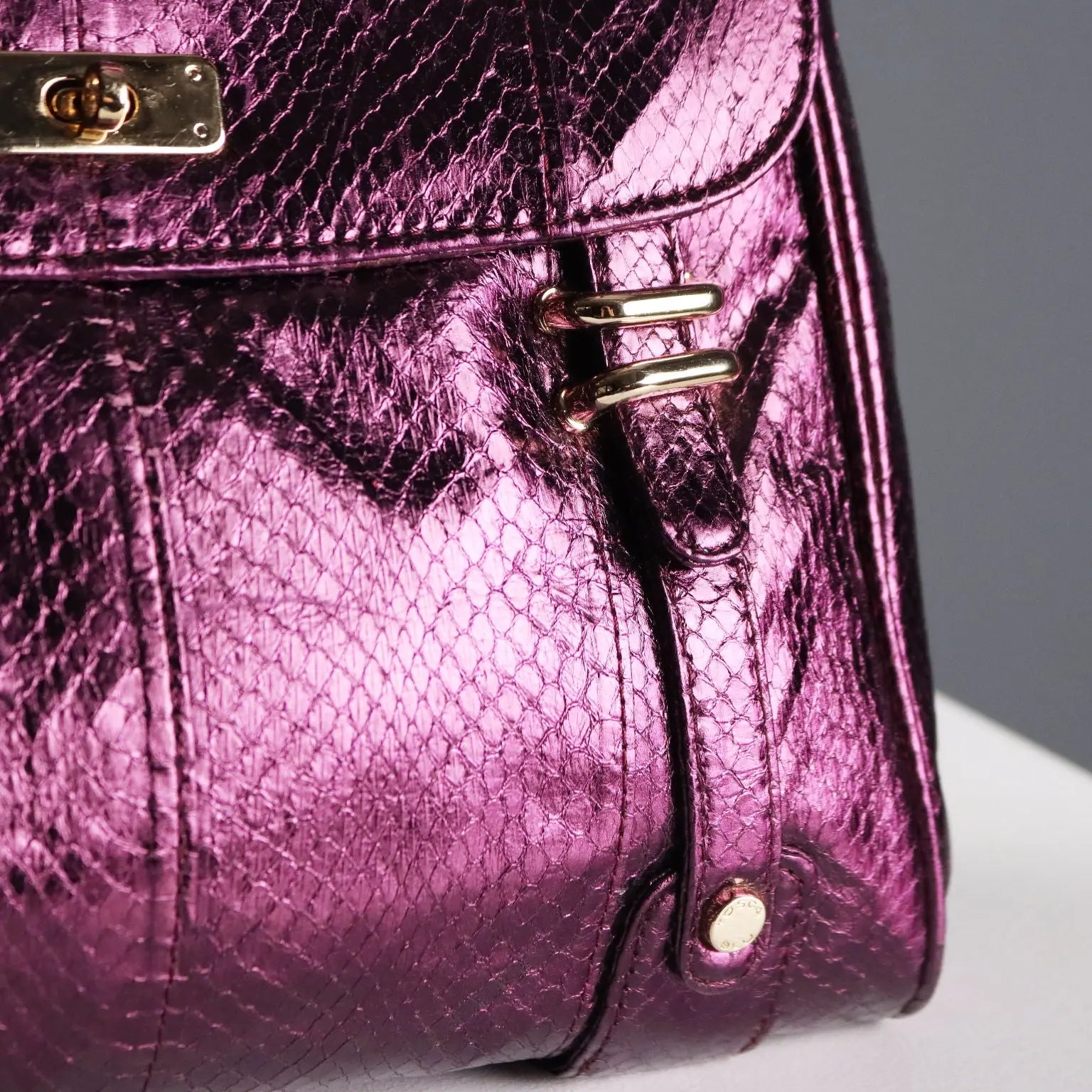 Tosca Blu Bag Purple Genuine Leather Cloth Italy Second Hand - Genuine Leather | Clothing & House Linens | Second hand