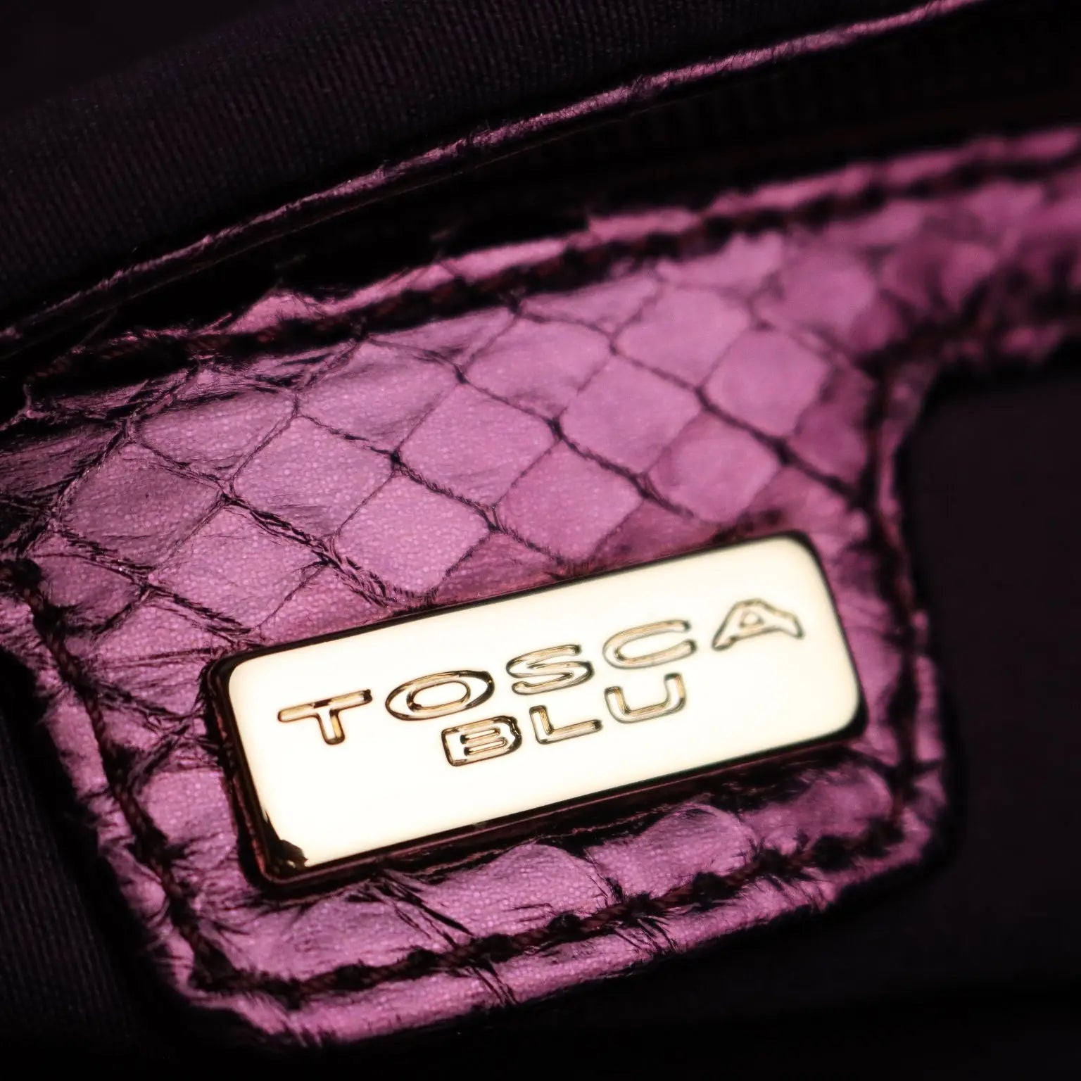 Tosca Blu Bag Purple Genuine Leather Cloth Italy Second Hand - Genuine Leather | Clothing & House Linens | Second hand