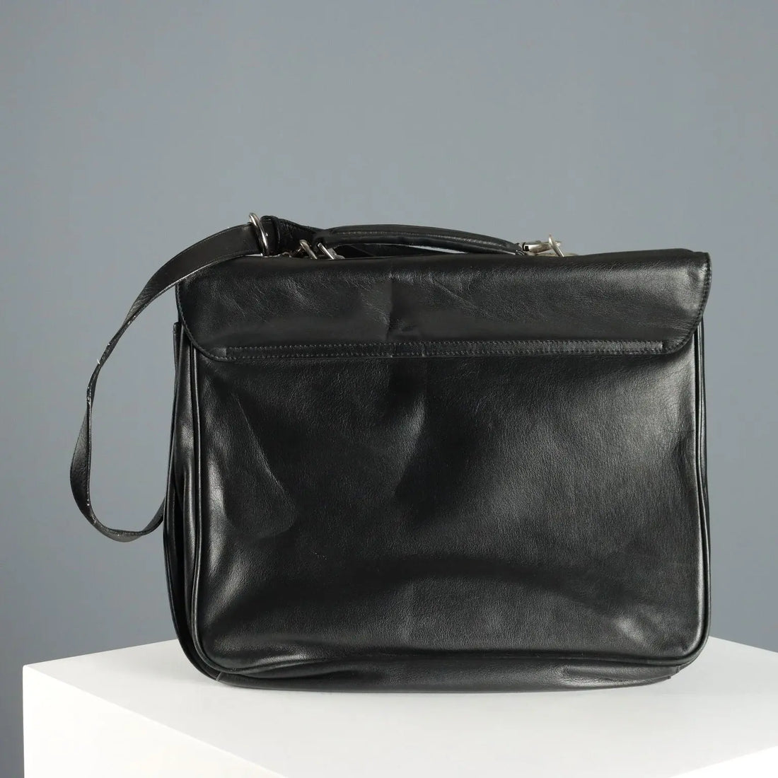 Bric's Briefcase Genuine Leather Second Hand Compartments Italy - Genuine Leather | Clothing & House Linens | Second hand