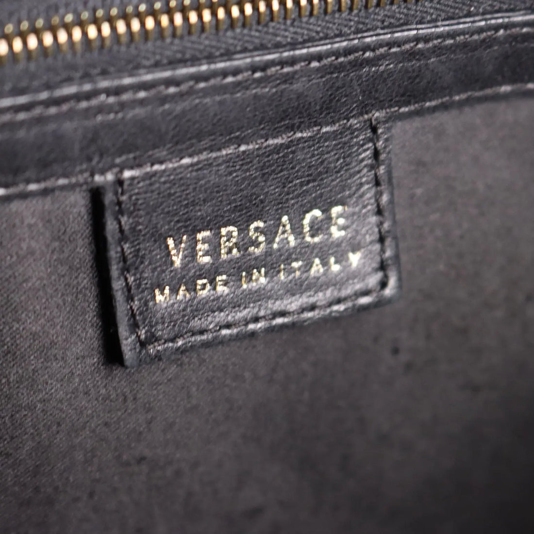 Versace Bag Leather Canvas Decorations Italy Second Hand | Clothing & House Linens | Second hand