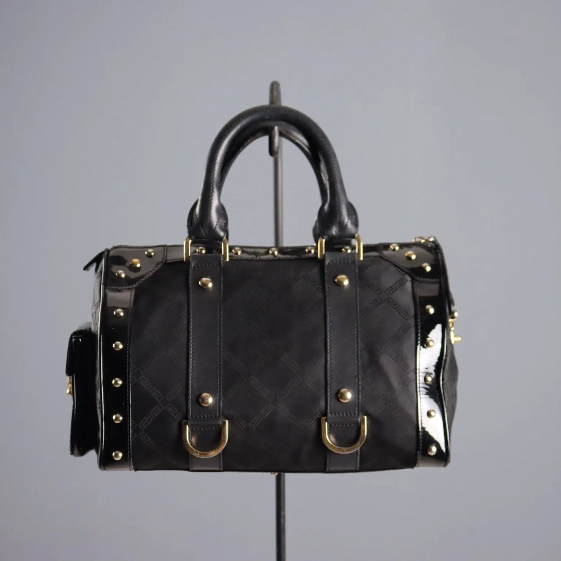 Versace Bag Leather Canvas Decorations Italy Second Hand | Clothing & House Linens | Second hand
