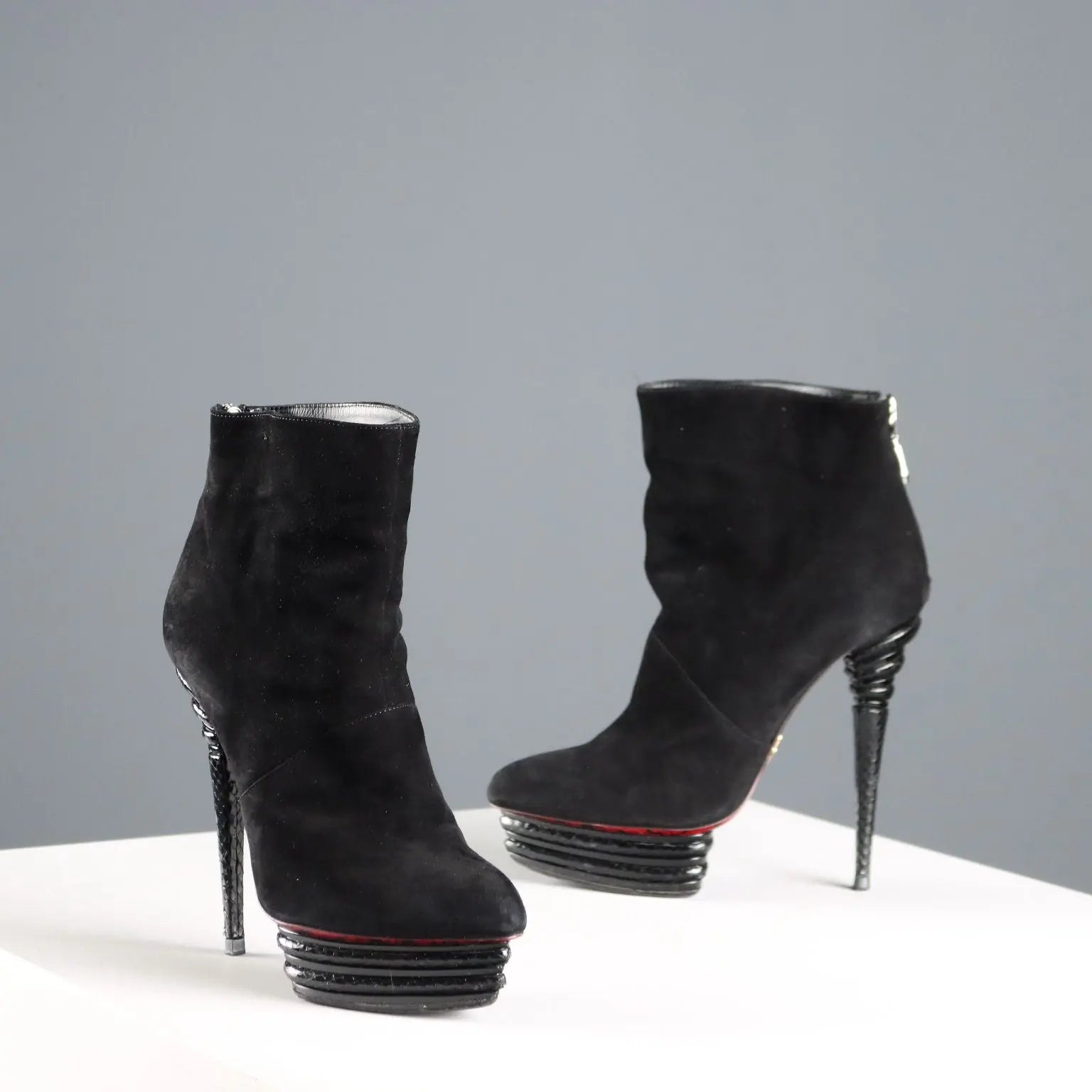 Paciotti Ankle Boots Leather Suede with Heels UK Size 3 Italy - UK Size 3 | Clothing & House Linens | Second hand