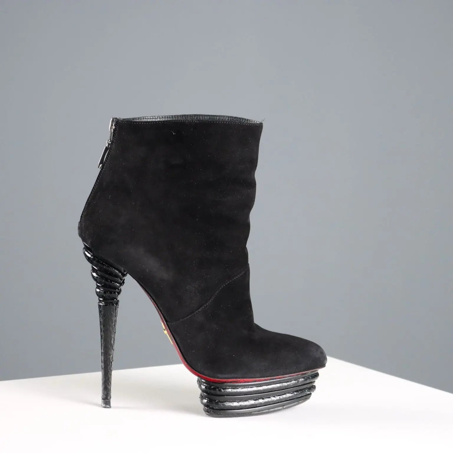 Paciotti Ankle Boots Leather Suede with Heels UK Size 3 Italy - UK Size 3 | Clothing & House Linens | Second hand